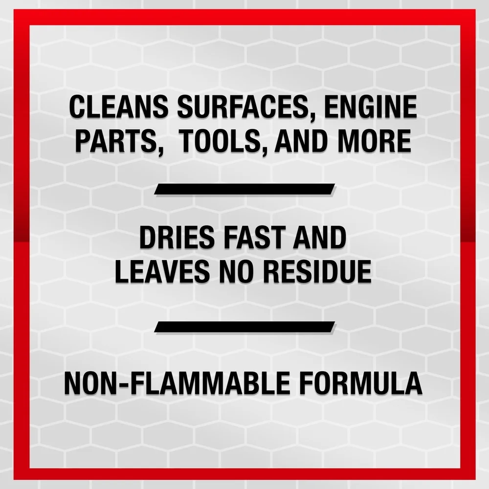 رذاذ منظف للأجزاء شديدة التحمل لجميع الأغراض يزيل زيت الشحوم سريع الجفاف وخالي من البقايا أدوات المحرك المعدات المتوافقة مع المركبات العضوية المتطايرة 14.5 أونصة #4