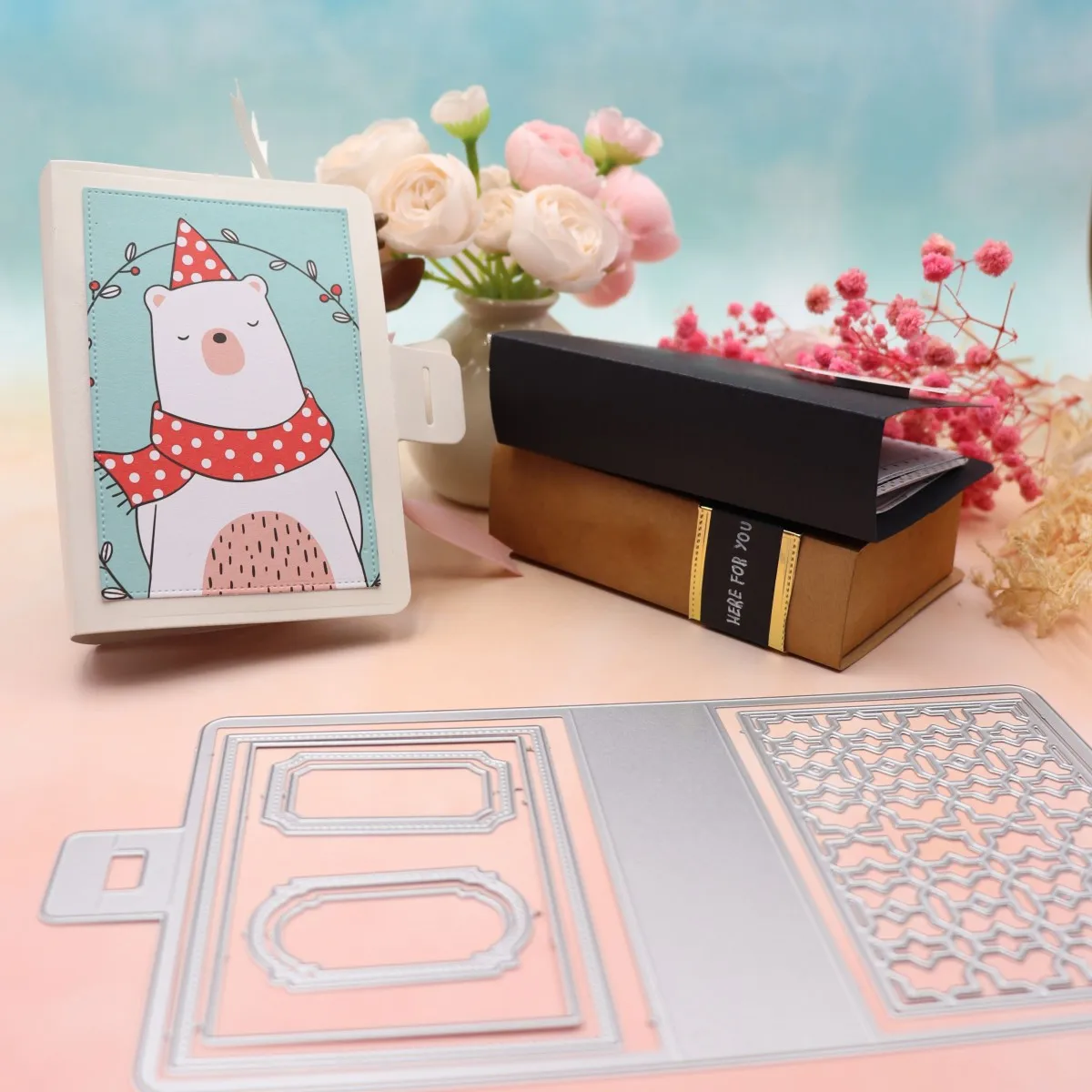 gift box greeting card decorate Metal Cutting Dies Stencils for DIY Scrapbooking new 2022