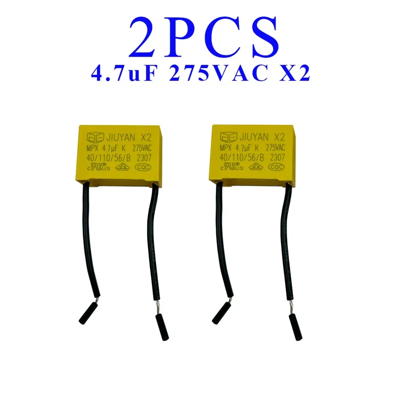 

4.7μF 275V High-Voltage Anti-Disturbance Capacitor - for Neutral-Line-Free Smart Switches, Home Fans, Coffee Machines & Lighting