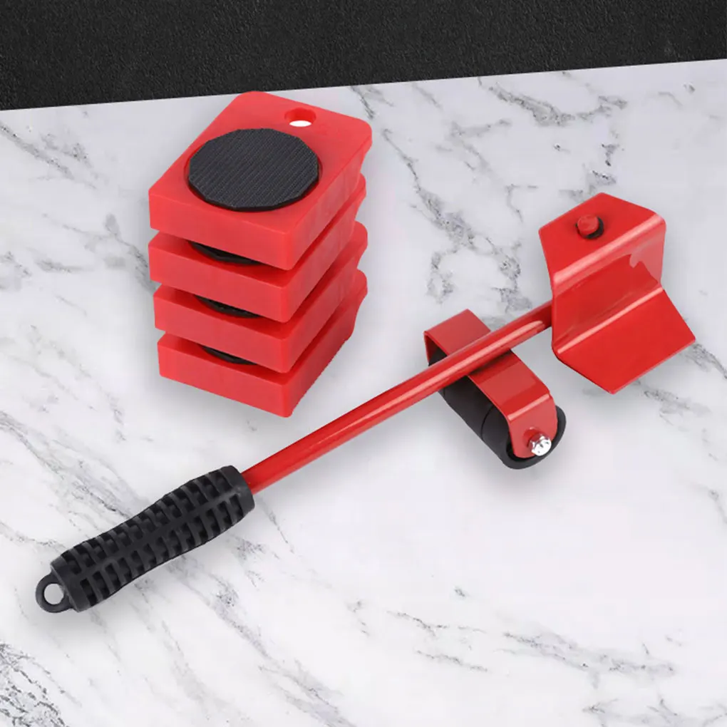 

Red Efficient Furniture Moving Compact And Easy To Carry Furniture Lifter Set Time And Labor Saving