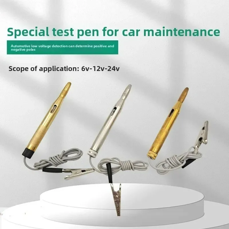 Stylo sonde 6V/12V/24V, câble de Diagnostic, nouveau pour 1 pièce, stylos de Test pratiques, fusible de Circuit de voiture, testeurs électriques, testeur de tension