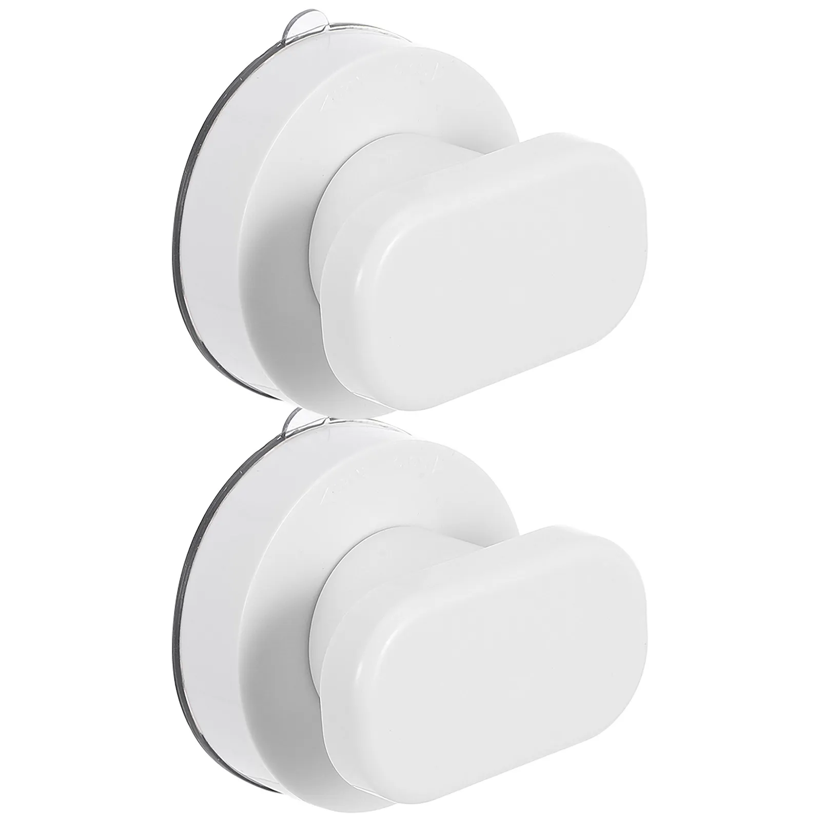 Glass Door Handles 2 Pack Strong Suction Cup Grips for Bathroom Cabinet Refrigerator Drawer Sliding Doors
