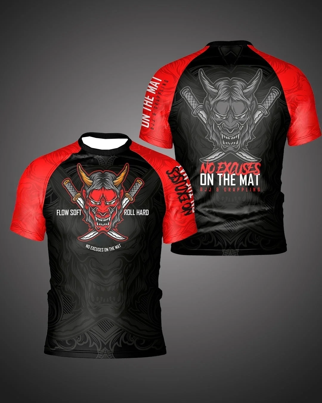 2026 New Quick Drying Brazilian Jujutsu Mixed Martial Arts Training Street MMA Dark Hellfire Sports T-shirt Family Matching