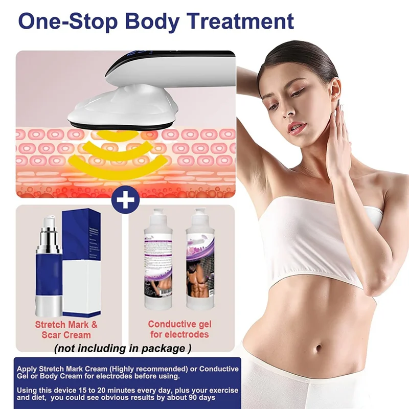 ABKN-4 Heads Pro Max Version Cellulite Massager, Cordless Body Shaper For Arms, Legs, Back.