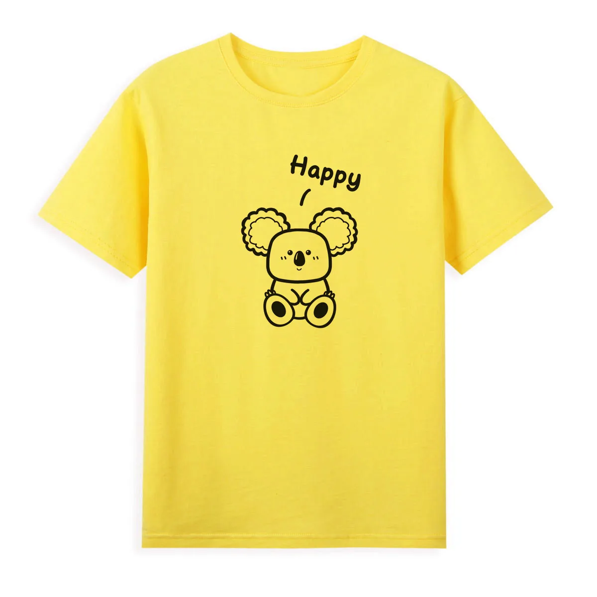 

Happy Little Bear T-shirt New Style Pink Tshirt Original Brand Women Summer Clothes Fashion Tops Tees A202