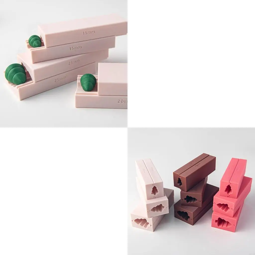 

Рождественская елка Полимер Clay Stampers 3 Ролики для серьги подвески