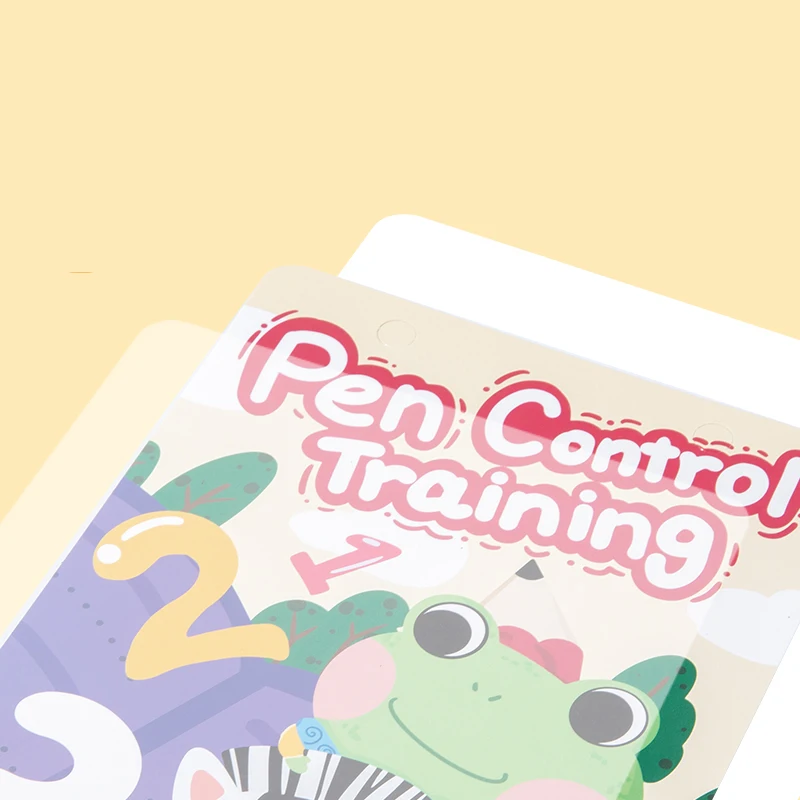 كتاب تتبع سحري للأطفال ، كتب مونتيسوري التعليمية للأطفال ، التدريب على التحكم بالقلم ، كتاب الخط القابل لإعادة الاستخدام #5