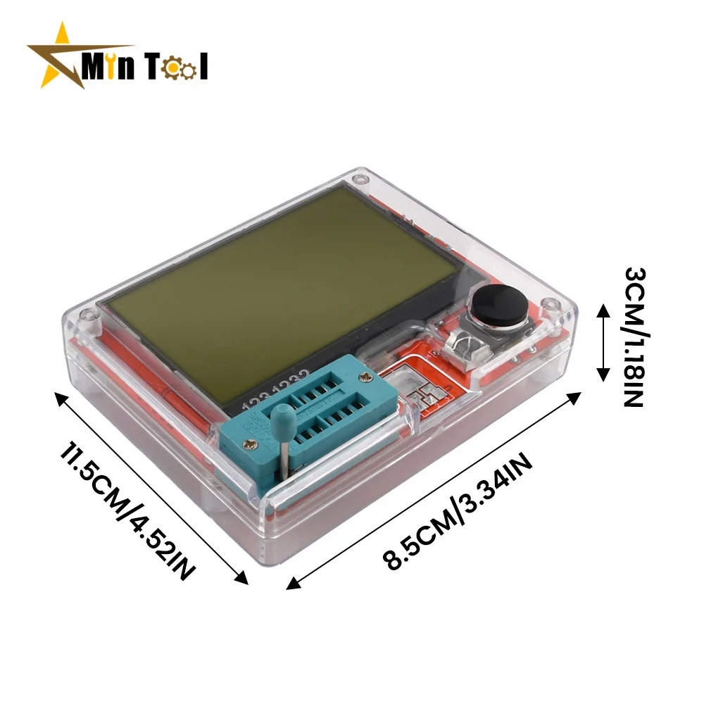 LCR-T10H Transistor Tester Multimeter Display TFT For Diode Triode MOS/PNP/NPN Capacitor Resistor Transistor