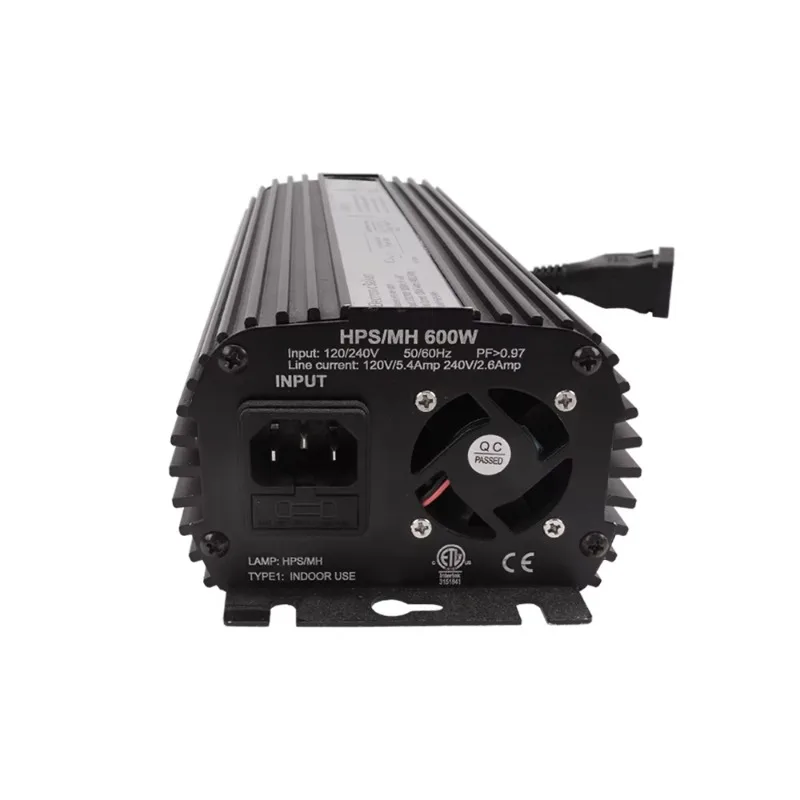 400w 600w 1000w MH Grow Bulb Air Fan Cooled Digital Electronic Light Ballast for Kits