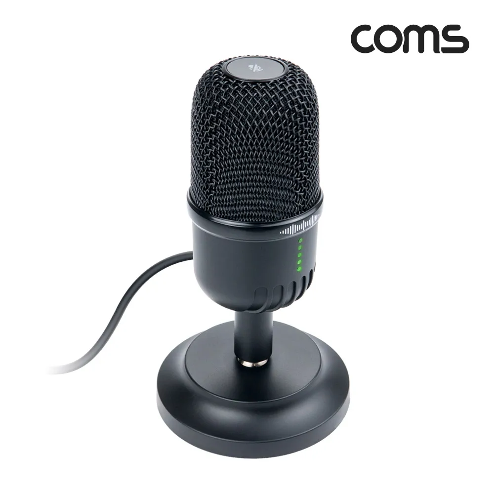 Coms EQ815 Mini Standing Condenser Mike Media Internet Broadcasting