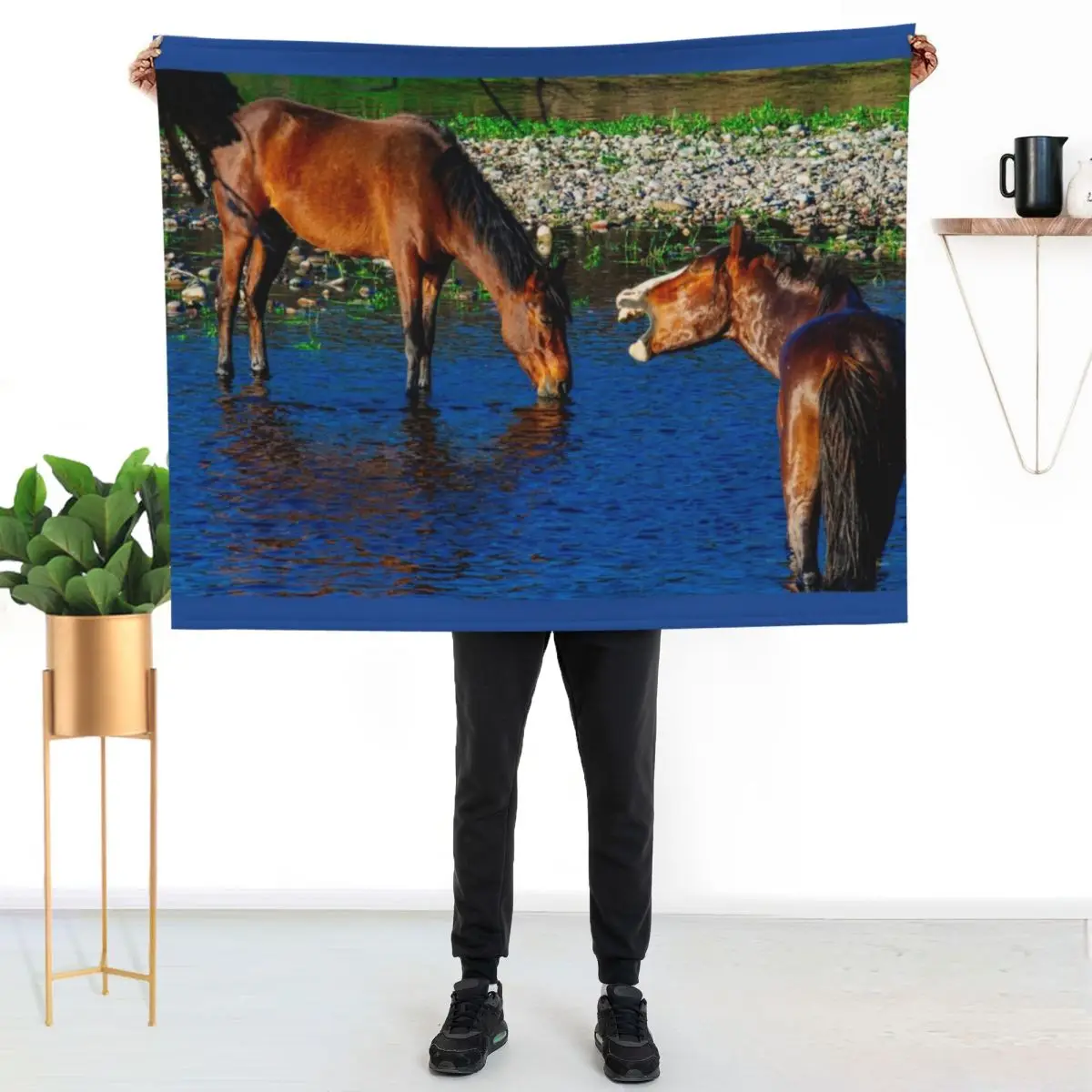 The Horses Mouth Throw Blanket manga warm for winter Decorative Sofa Soft Beds Shaggy blankets ands Blankets