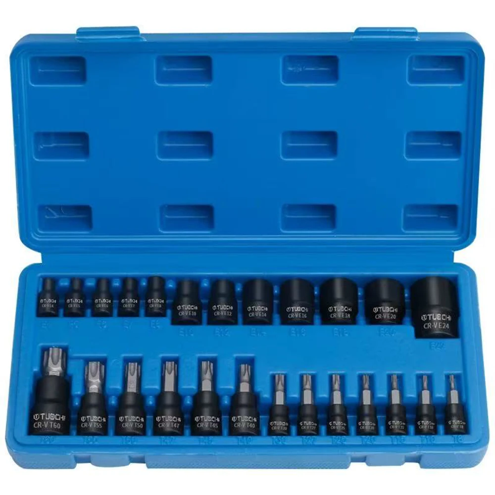 25 Piece Torx Bit A…