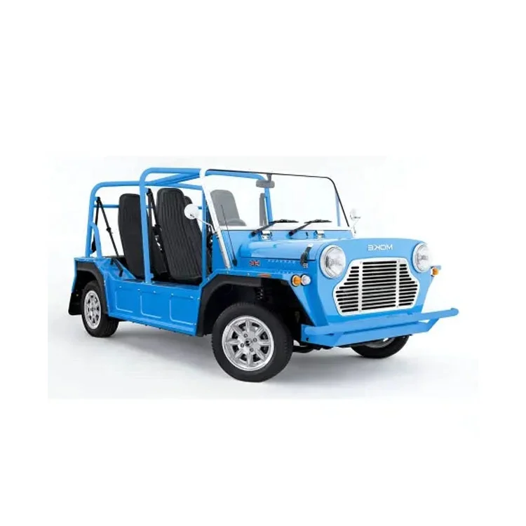 Customized Color Chinese Product Vintage Classic Moke Car Travel Electric Sightseeing Car E Moke Jeep