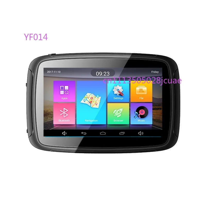 5 Inch Multilingual Motorcycle GPS Navigator IPX7 Waterproof Android 6.0 Free Installation Offline Map Navigation Device