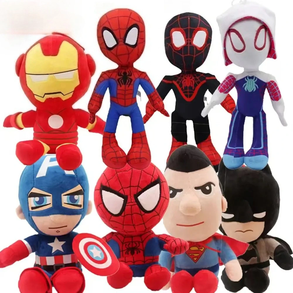 27-30 Cm Anime Avengers Spiderman Knuffels In De Spider-Vers Gwen Peter Parker Noir Poppen Zachte knuffel Voor Kinderen Geschenken