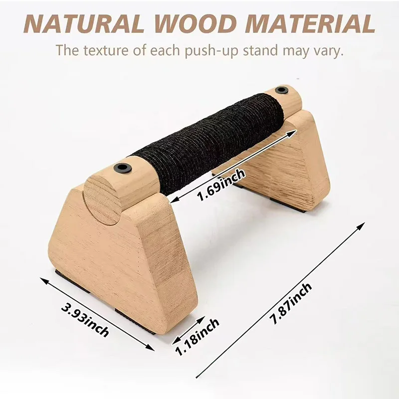 

Wooden Push up Stand Russian Push up Bar Dip Bar Inversion Stand Home Fitness Equipment