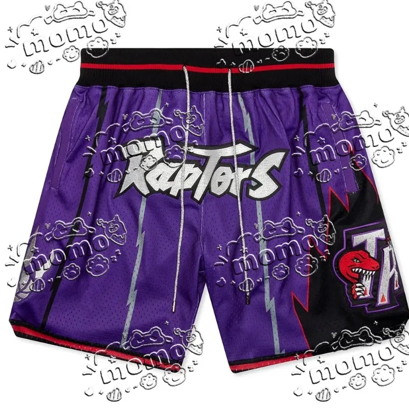 Basketball Jersey Shorts Adult Basketball Training Shorts Men's Summer Sports Shorts Canada Toronto Shorts Suit Shorts Raptors