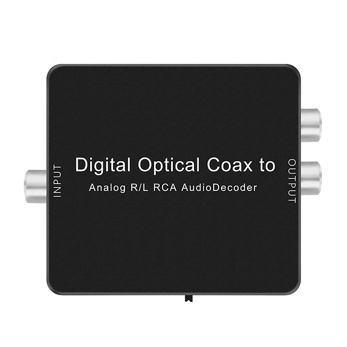 Decodificador de Audio Digital a analógico L R compatible con AC3 DTS para Dolby Toslink Coaxial 3,5mm auriculares convertidor decodificador de fibra óptica