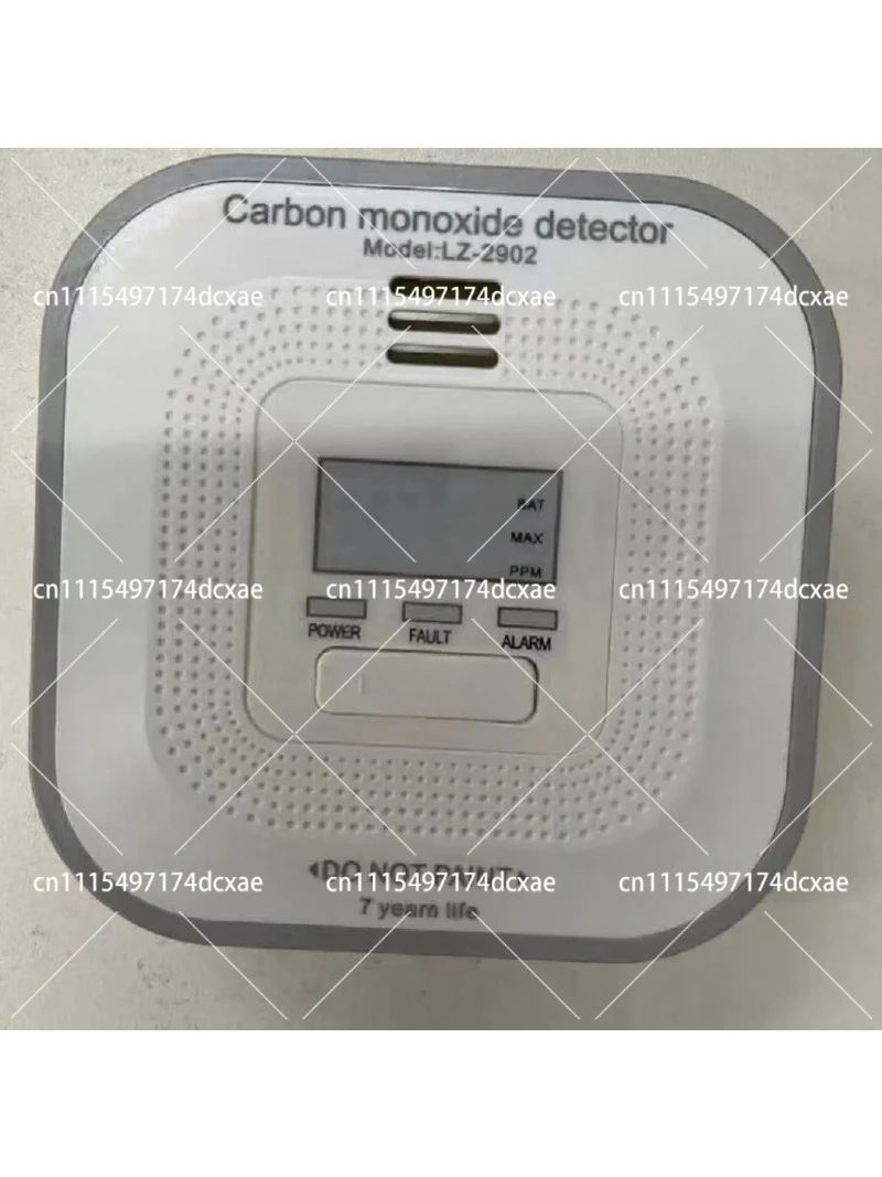 Battery Powered Carbon Monoxide Alarm, Household CO Detector with LCD Digital Display