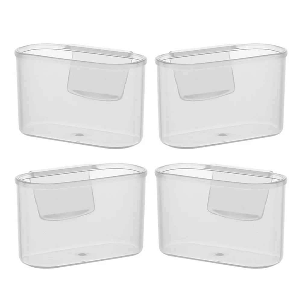 4pcs Fridge Storage Box Premium Pp Material Mini Fridge Organizer Refrigerator Side Door Bins Seasoning Bag Holder Hanging