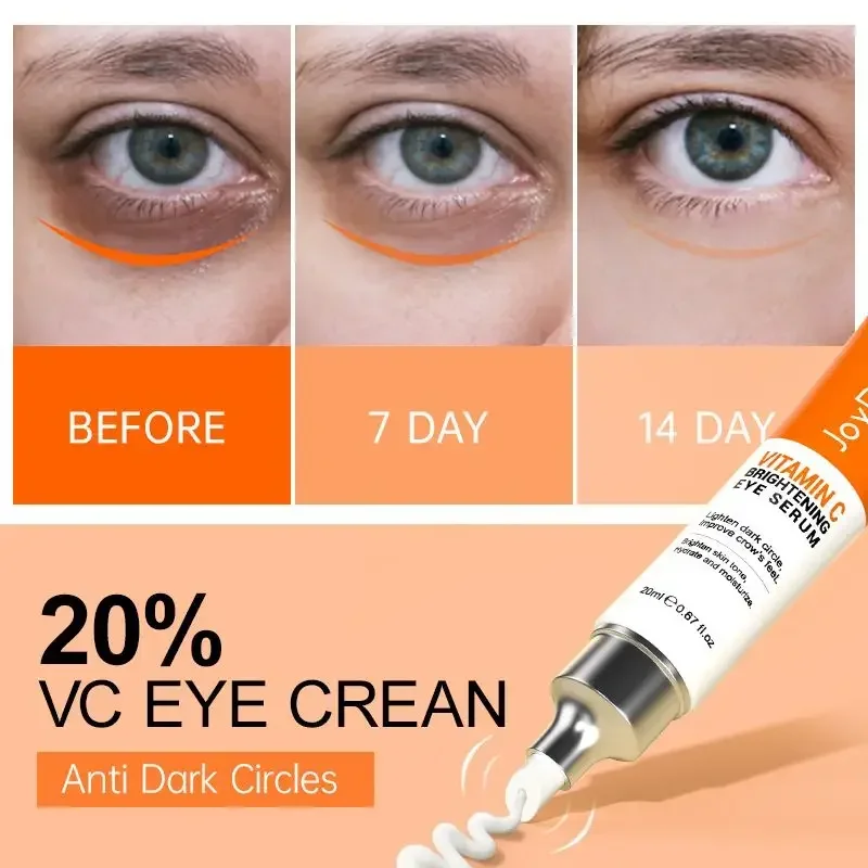 Crème éclaircissante pour les yeux, sérum anti-cernes, soins de la peau, éclaircissant, déformable, raffermissant, beauté, santé