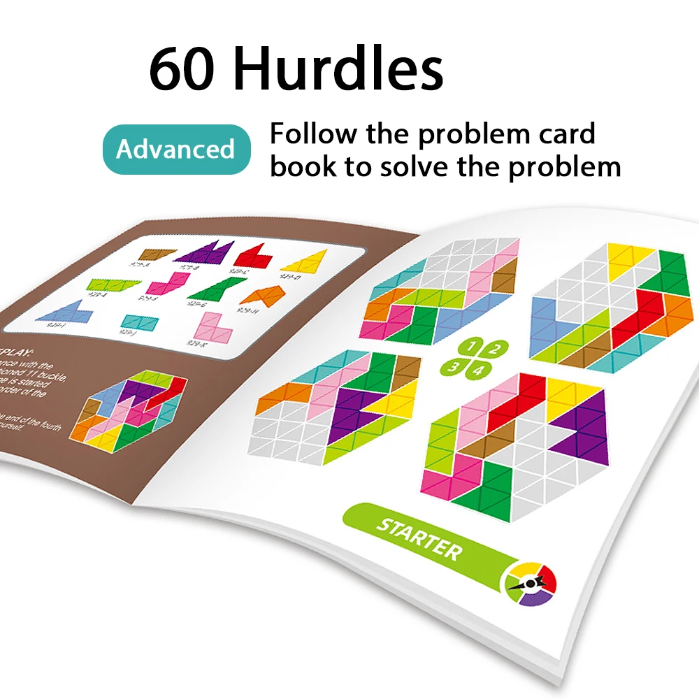 Puzzelspeelgoed. Logisch denken Training Leuke tafelspellen Meerdere vormen Kleuren, geavanceerde cadeaus voor jongens en meisjes