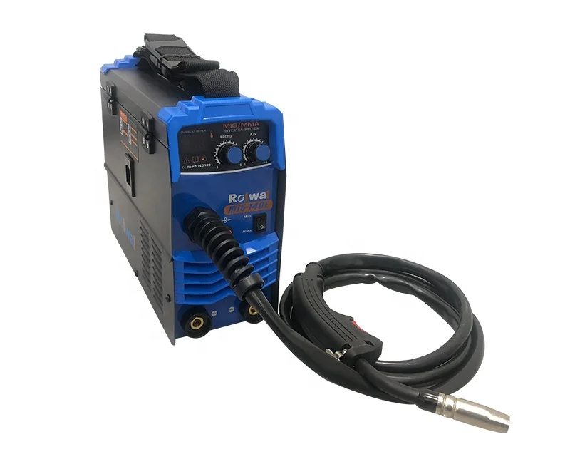 Rolwal Mini IGBT Inverter Gas Gasless Soldadora Arc Co2 Mag Mig Welding Welder Machine 160 Amp 180 Amp MIG Welders