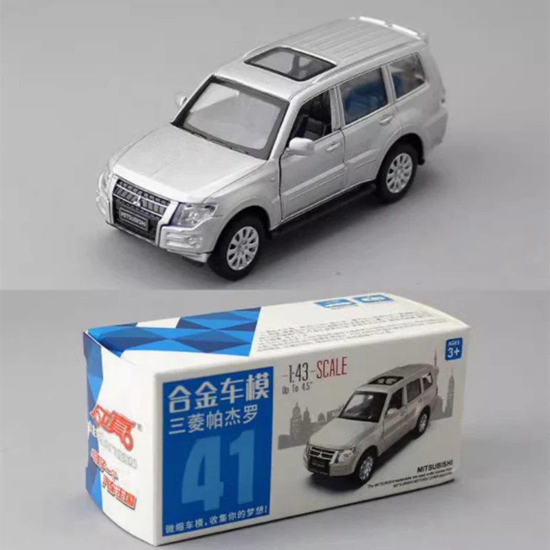 Diecast Originele 1:43 Schaal Pajero Simulatie Legering Model Auto Statische Display Collectible Toy Gift Decoratie Souvenir