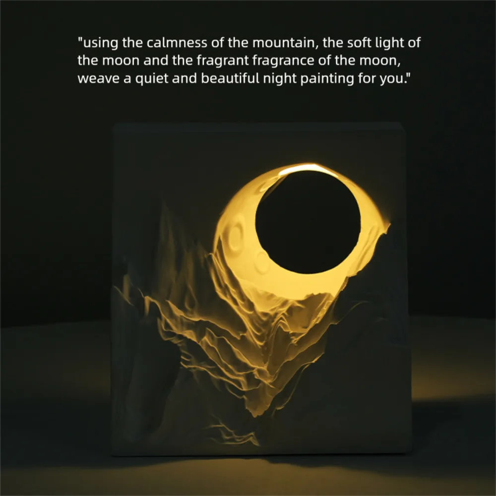 صندوق زينة للعلاج العطري، موزع حجر، هدية عيد ميلاد، تذكار راقي، حرفة إضاءة ليلية إبداعية