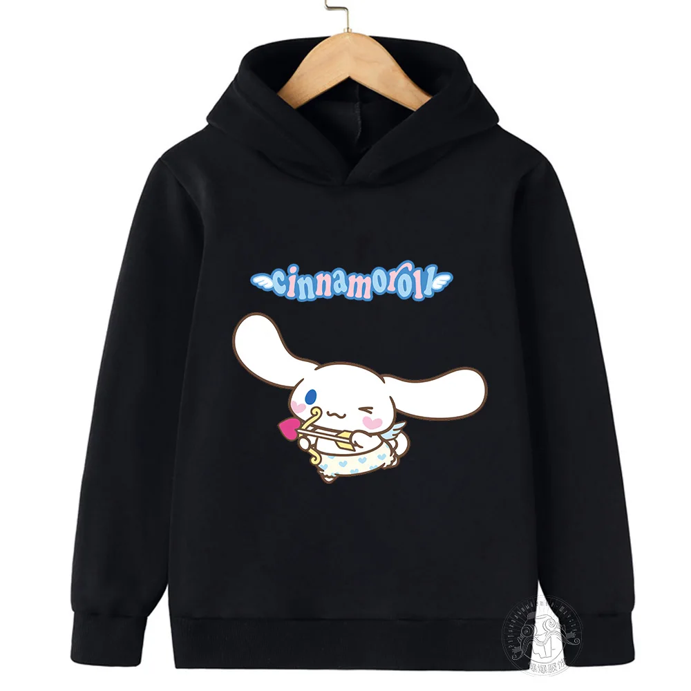 New children's hoodie cartoon printed graffiti Sanrio Laurel Dog Spring Boys girls sportswear graffiti comfortable simple