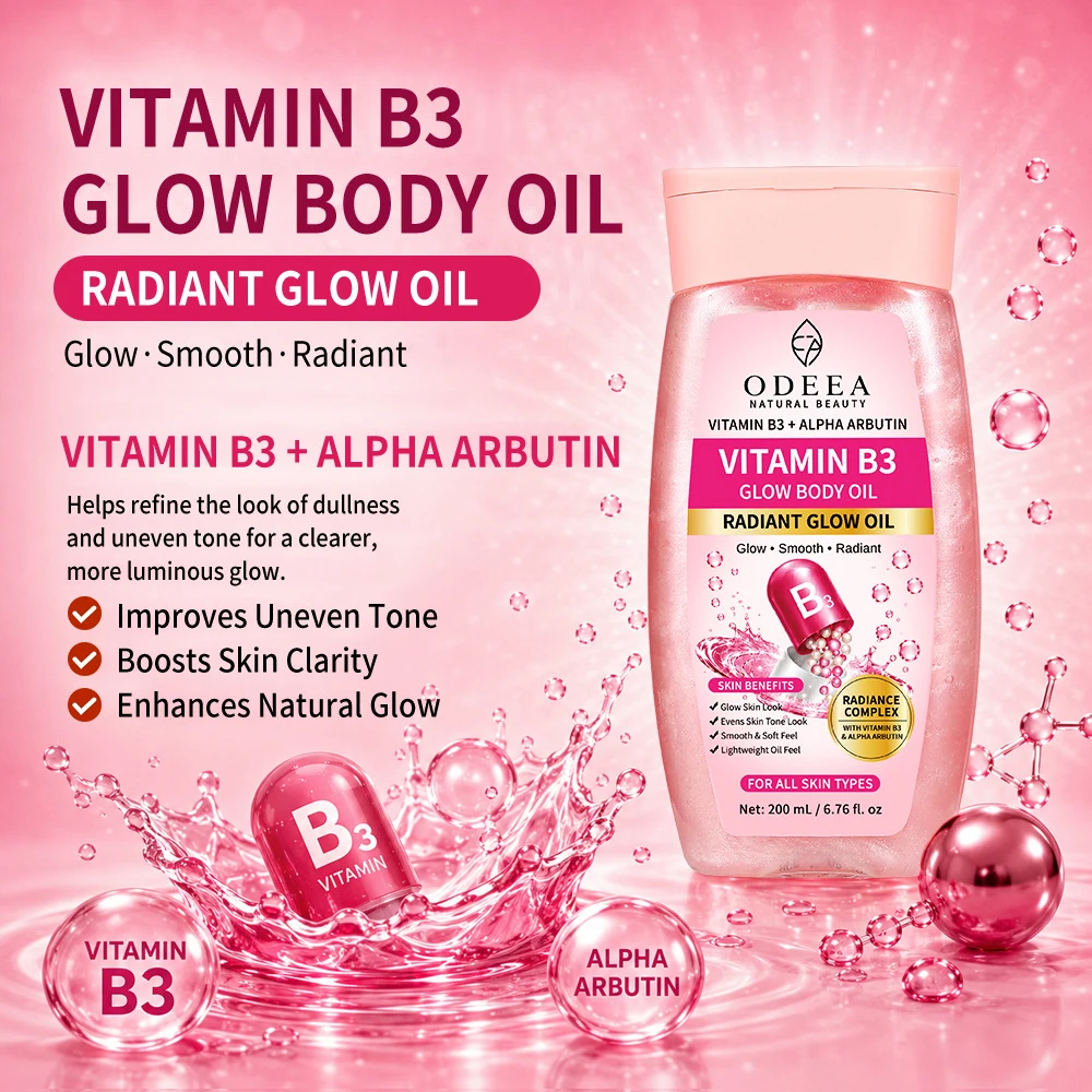 B3 Flash Body Oil Scraping Massage Essential Oil SPA Whole Body Massage Pushing Oil Glutathione Body Care Oil Skincare Products