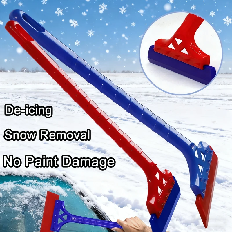 

Car Snow Shovel Multi-purpose Rubber Scraper Winter Scraping And Cleaning Without Damaging Paintwork Automotive Accessories
