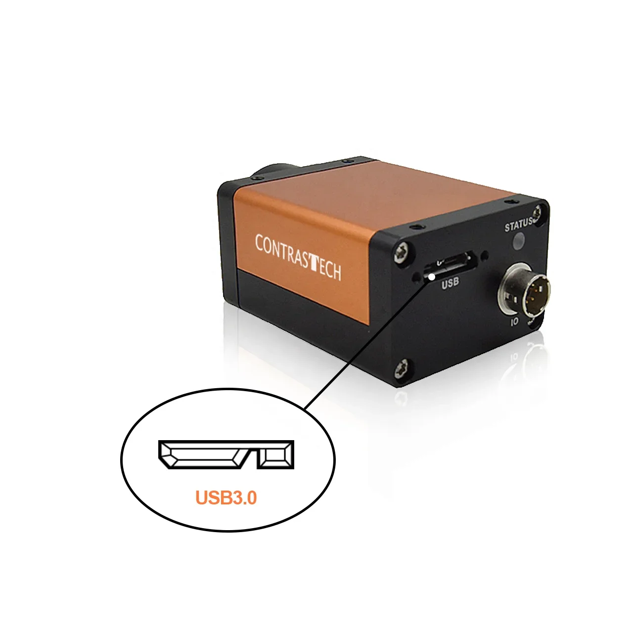 [IS]5MP 68fps IMX264 USB3.0 Supporto HALCON/Labview Telecamera per visione artificiale per elaborazione di immagini ad alta precisione