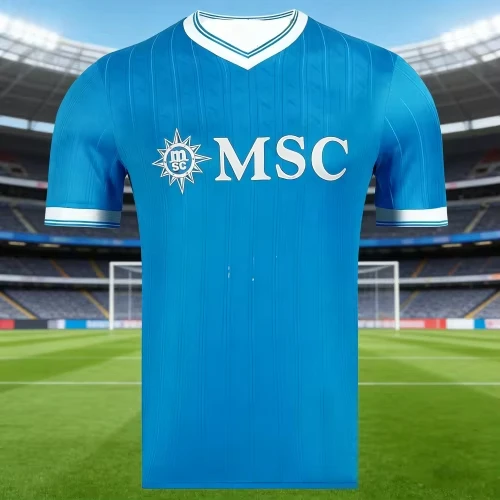 2026 new football jersey motorcycle riding suit Italian Napoli football team uniform outdoor sports breathable football jersey
