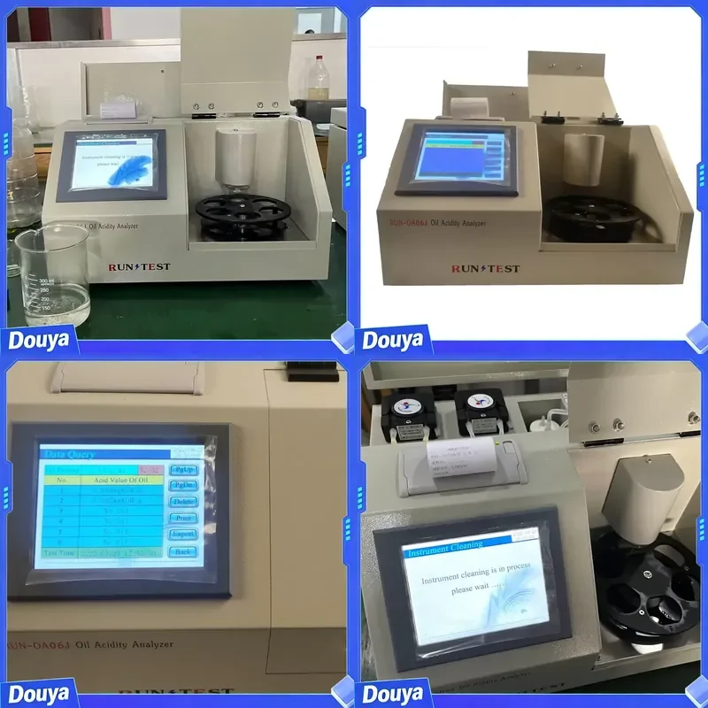 Automatic 6 Cups Oil Acid Value Tester Transformer Oil Acidity Analysis