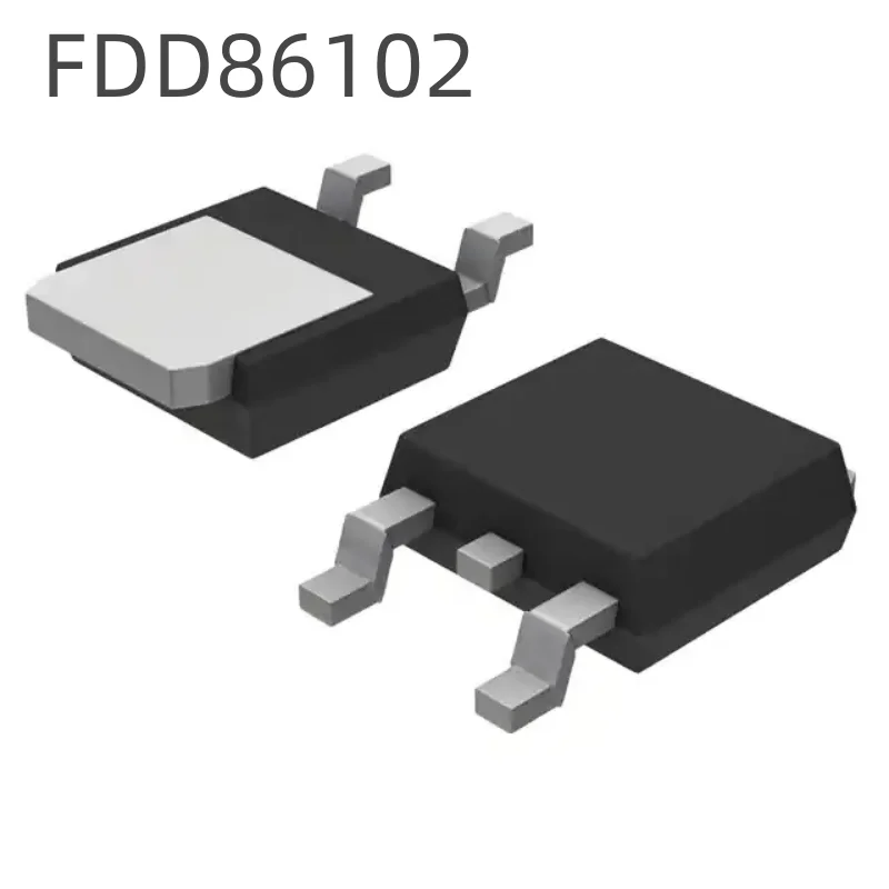 10PCS new FDD86102 package TO252 screen gate MOS field effect tube N channel 100V 36A 86102