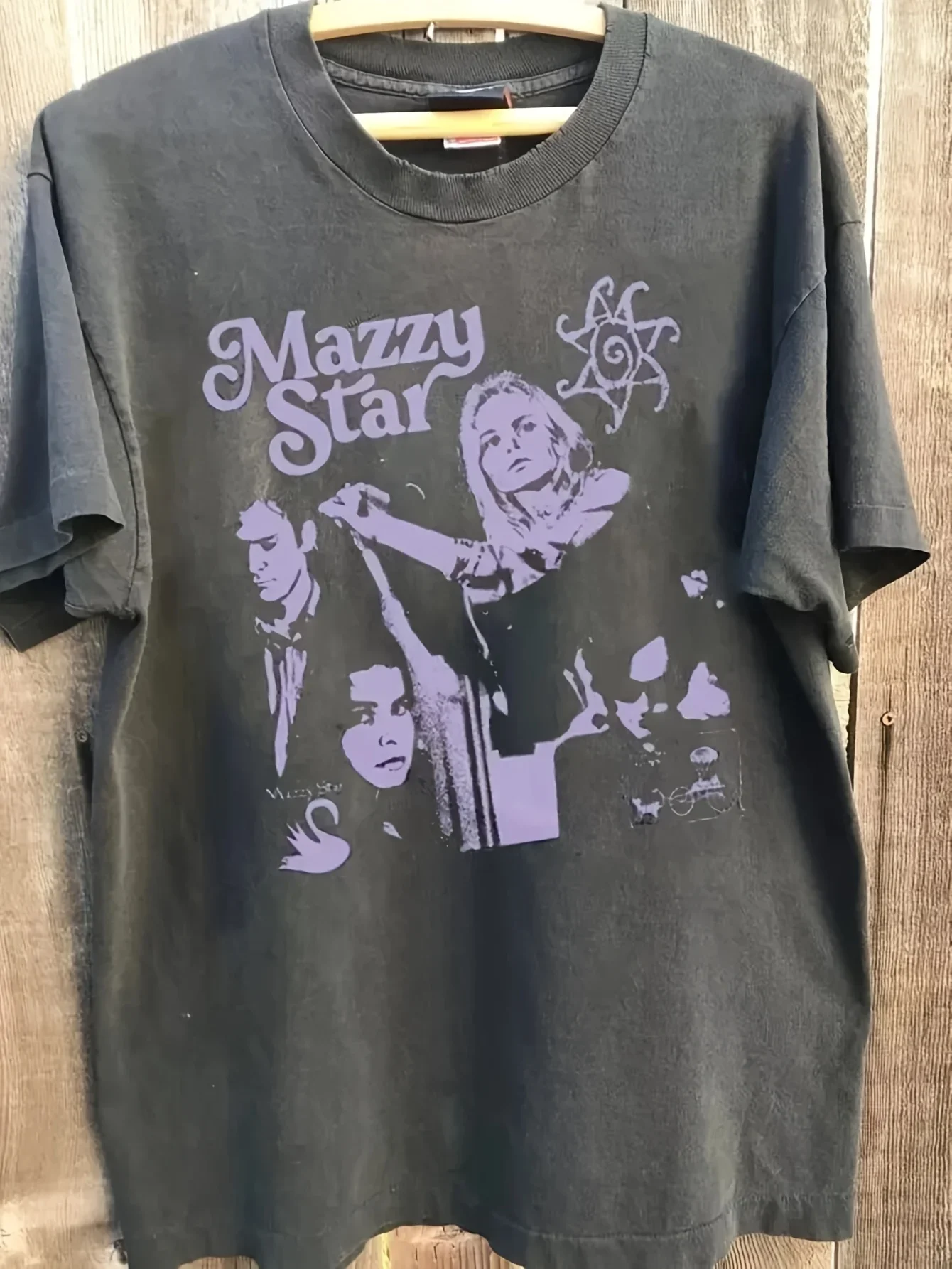 Mazzy Star Rock Band T-shirt - Iconic Print Summer Men's and Women's Loose and Breathable T-shirt Top