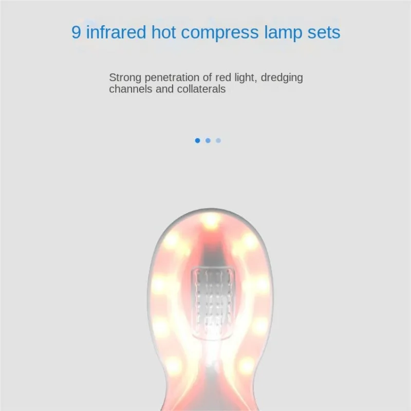 Red Light Hot Compress Vibratory Hemorrhoid Massagers,Internal External Mixed Sore Anal Swelling Pain Mucous Membrane Congestion