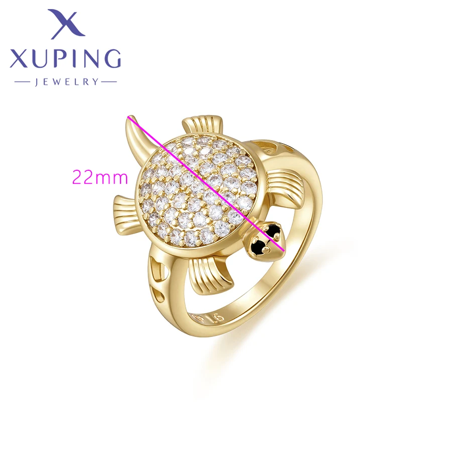 Xuping Jewelry Fashion Eleganter, neu eingetroffener Tierring mit goldfarbener Beschichtung als Partygeschenk X001139144 – Detail 10