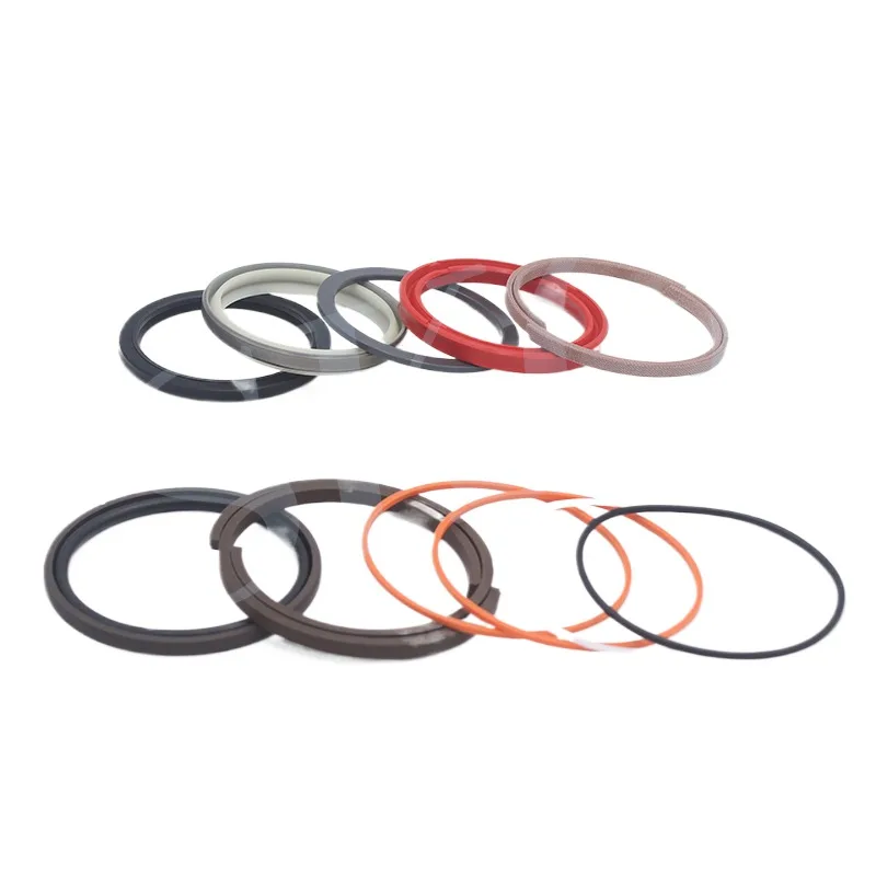 

For Hitachi EX200 piston rod boom,middle arm,bucket arm,walking,tightening oil cylinder oil seal repair kit, sealing ring, excav