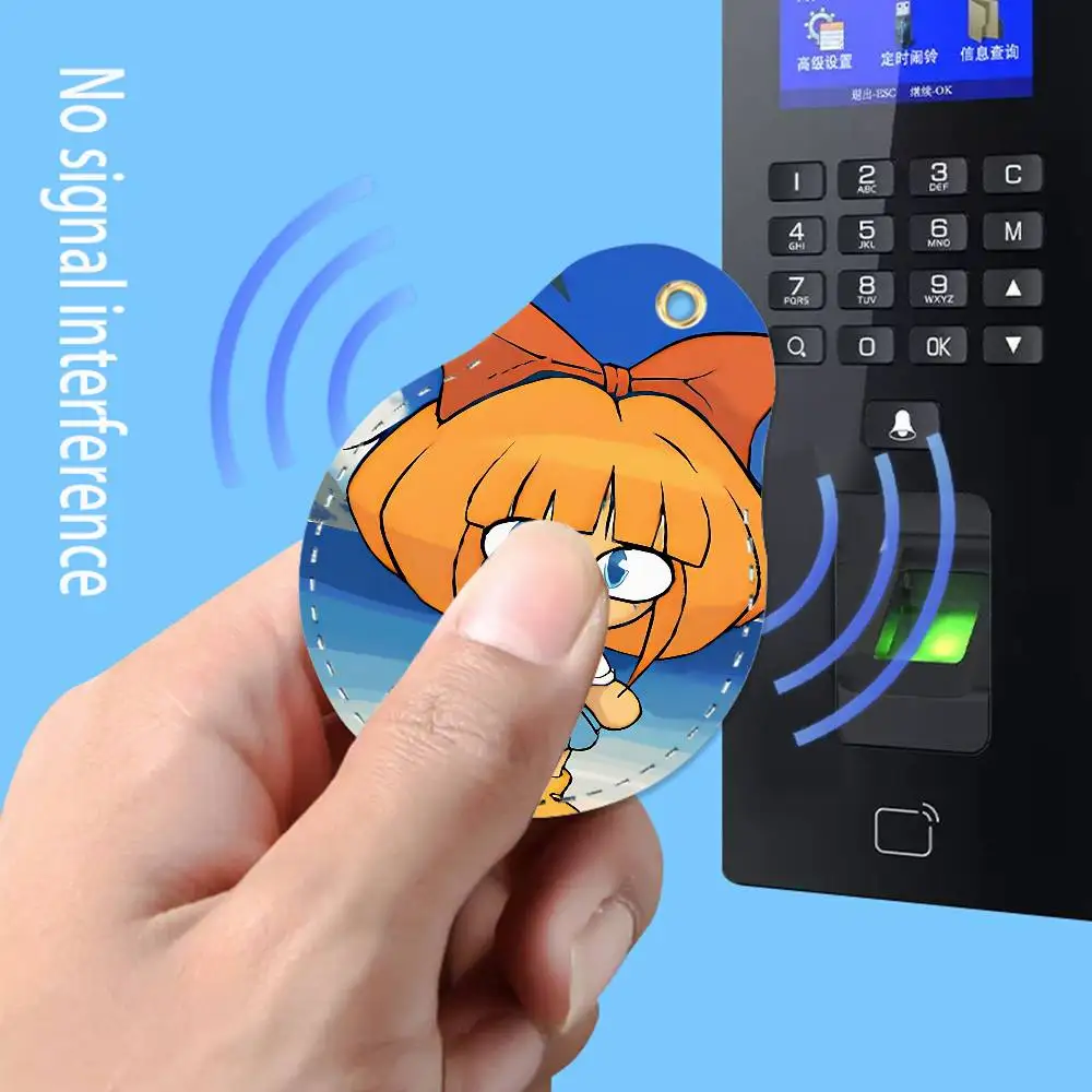 O-Ongezelligs For AirTag Case Card Sleeve Holder ID Credit Bank Access Keychain For Air Tag Shell