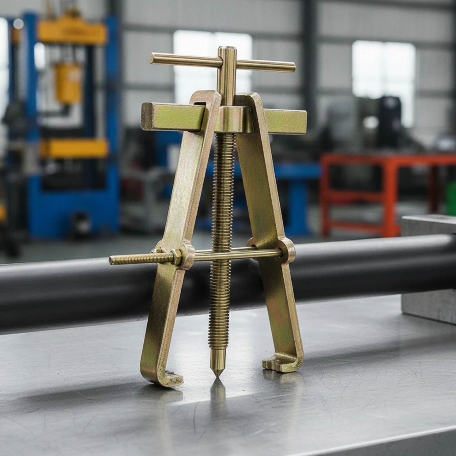 2 Jaw Bearing Puller All-Steel Two-Jaw Puller Extractor Compact Tool Heavy-Duty for Mechanics, Workshop, Garage view 6