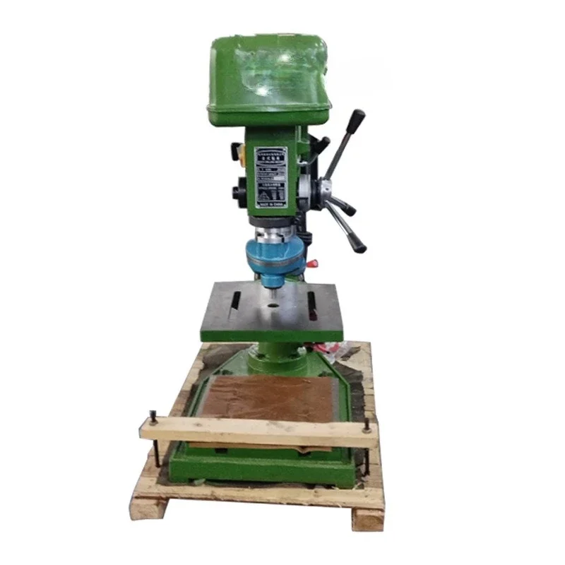 three-head manual rotary bench drill quality assurance adjustable metal processing efficient
