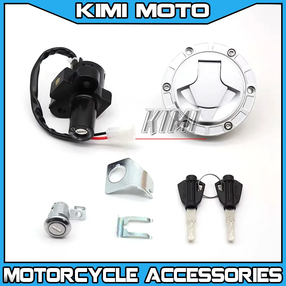 Motorcycle Electric Door Lock Key Fuel Tank Lock Set Lock BD700-2-3 Original Accessories FOR BENDA LFC700 LFC 700