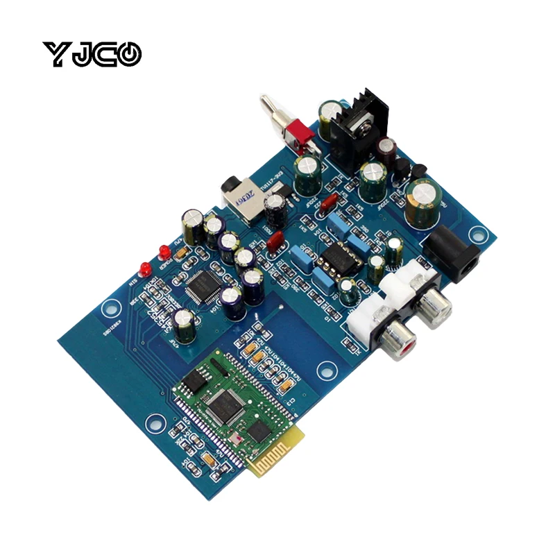

YJCO YJ0086 AK4490+NE5532 Bluetooth 4.0 I2S Audiophile Decoder Board 13m Wireless Receiving HiFi Audio DAC Amplifier Board DC12V
