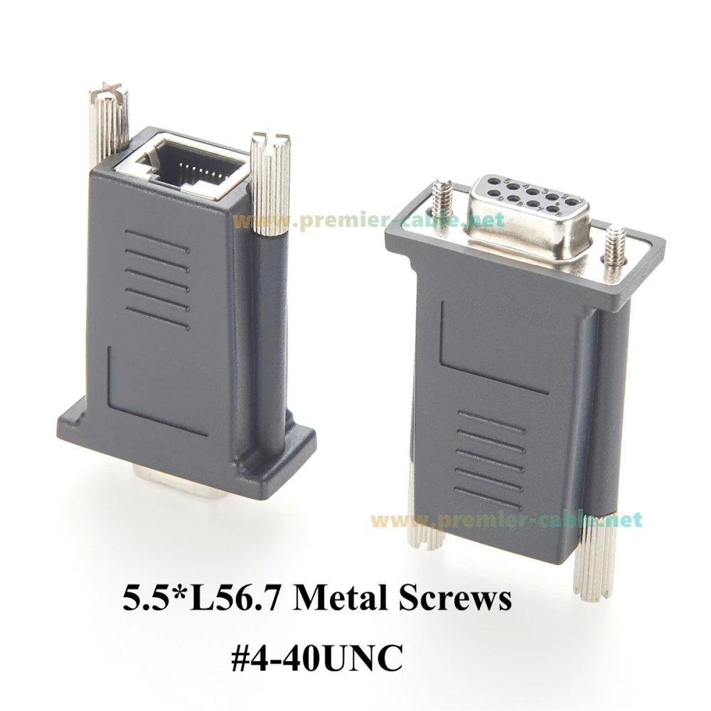 RJ45 to DB9 Female RS232 Serial Crossover Adapter Compatible with Avocent ADB0036 for Console Systems, Servers, Network Switches