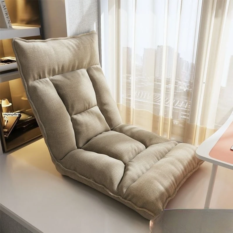 Bedroom balcony lazy sofa tatami bay window back recliner seat folding single small sofa