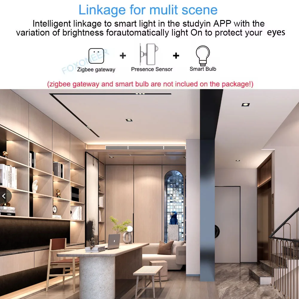 Tuya sensor de presença humana zigbee 24g radar mmwave + pir, detecção de iluminação uso bateria suporte zigbee2mqtt assistente doméstico