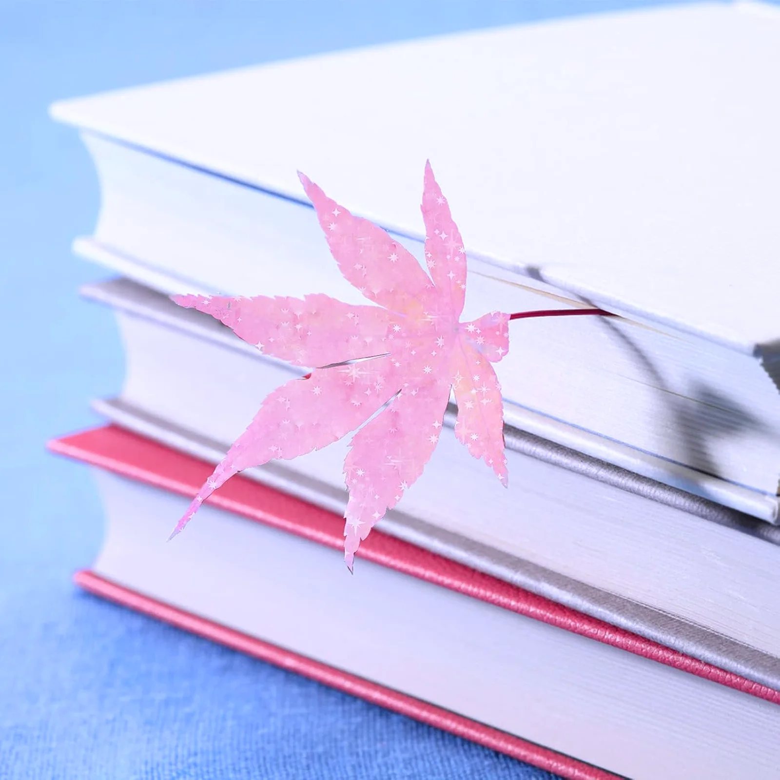 20 Sheets A4 Size Star Holographic Cold Lamination Film 8.3x11.7 Inch Clear Glitter Waterproof Sticker Film with Star Pattern