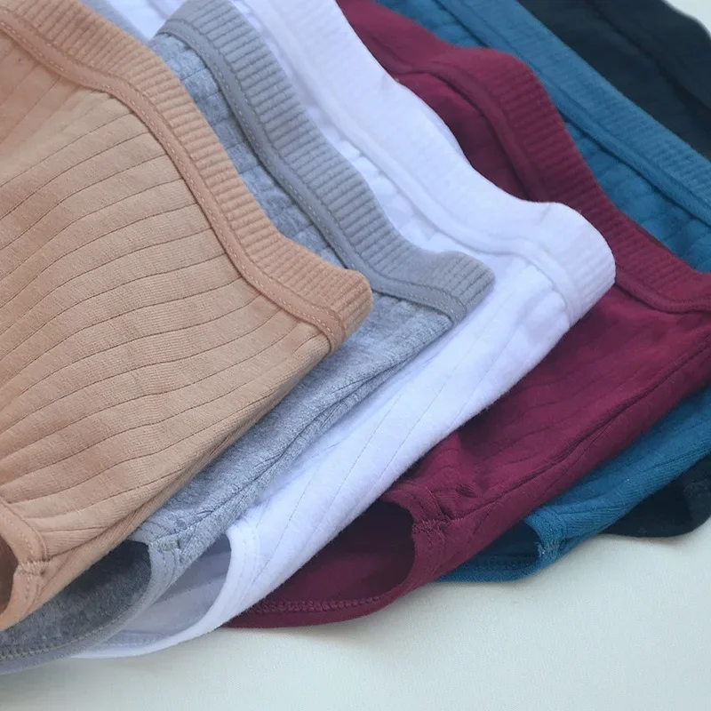 2Pcs/Set Women's High Waist Cotton Panties Seamless Breathable Underwear Sexy Lingerie Comfort Female Underpants M-XXL